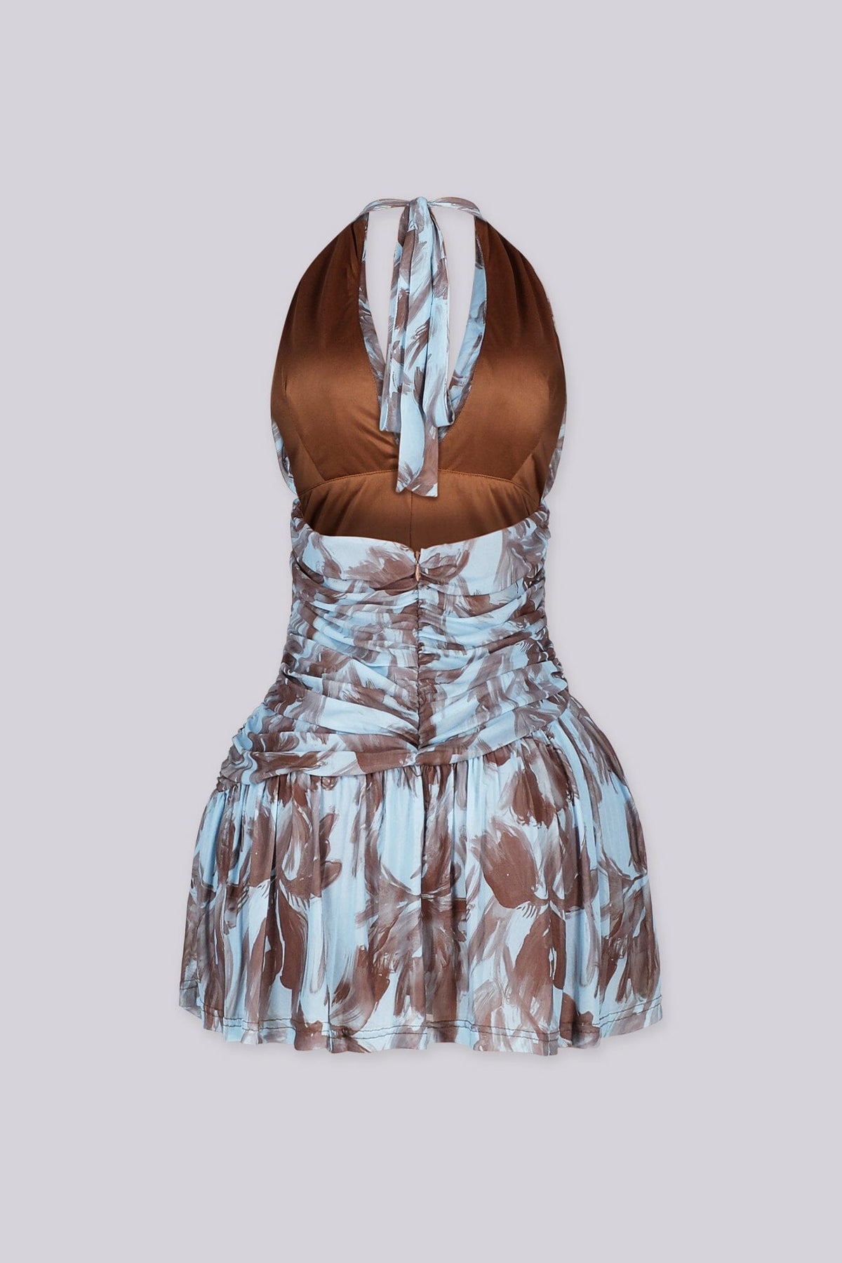 Gemini Bluey Halter Mini Dress