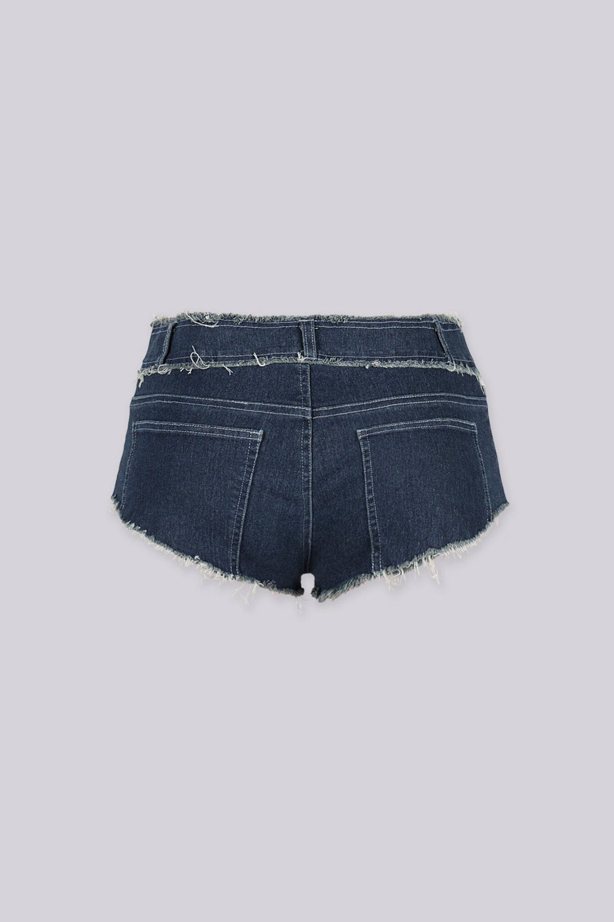 Festival Biker Denim Shorts