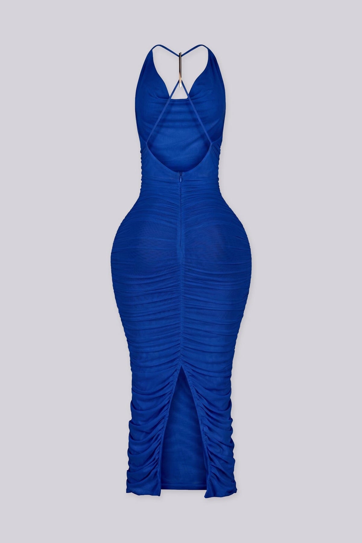 The Audra Drape Midi Dress