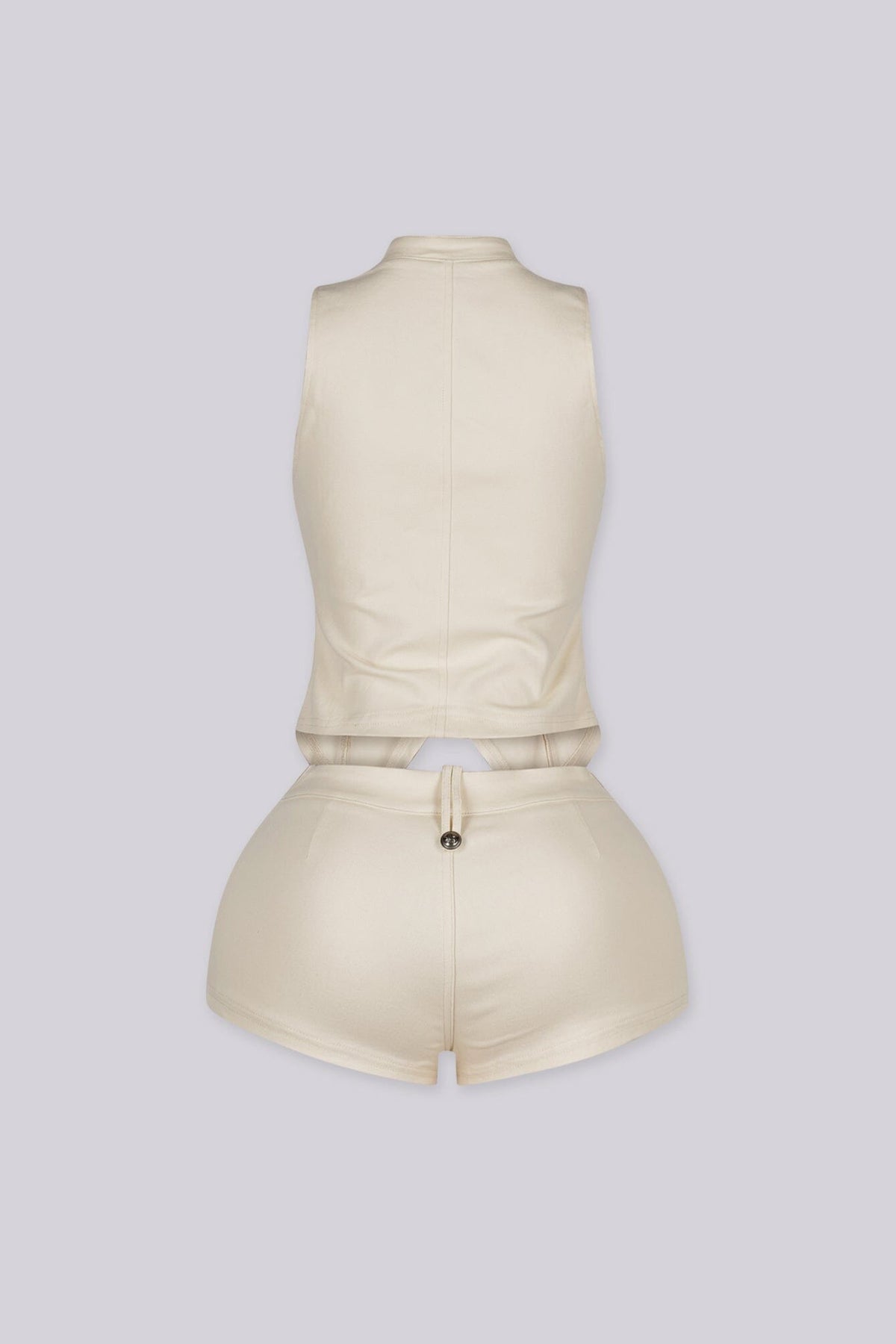 Yamika Military Chic Vest & Shorts SET