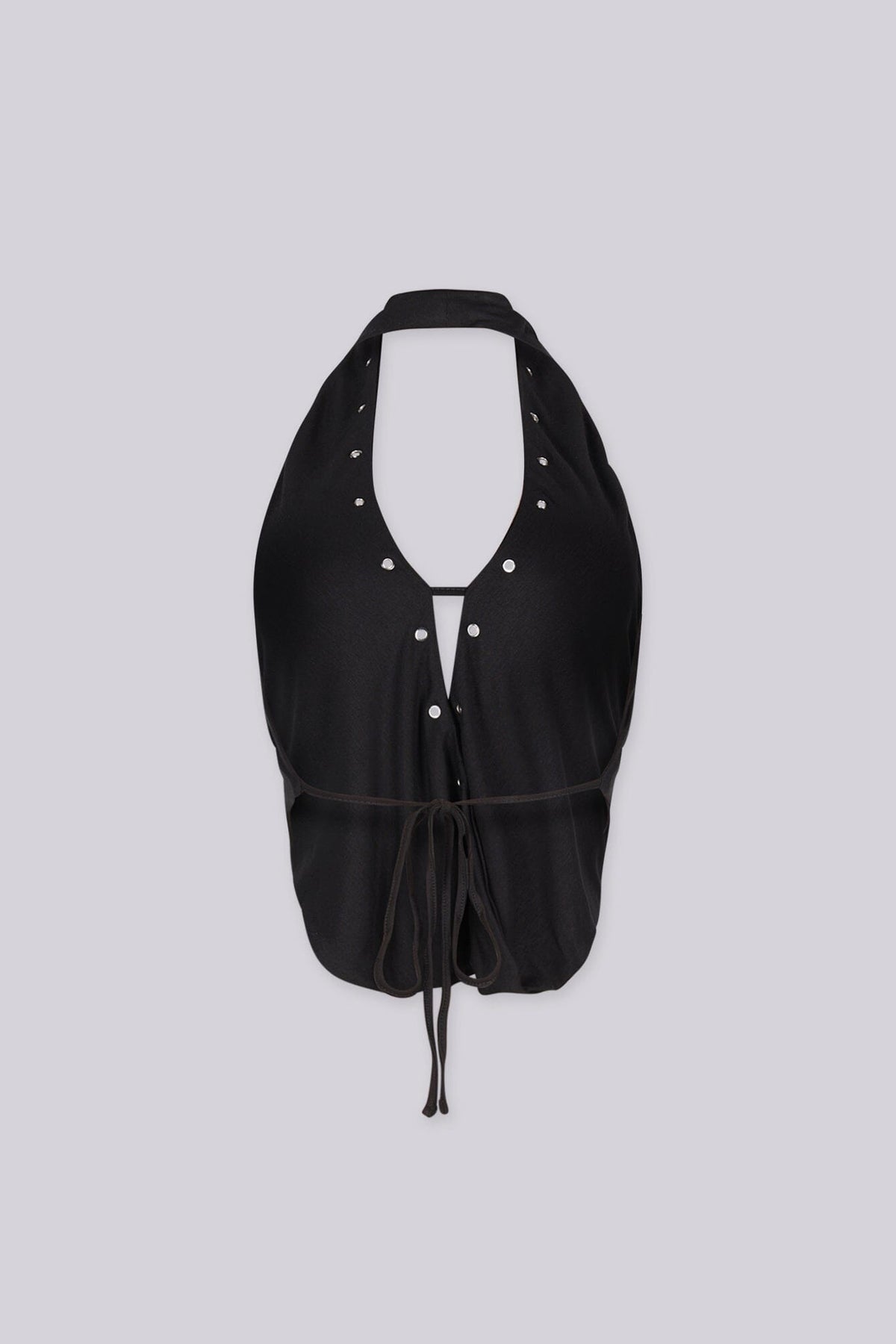 Della Eyelet Halter Top