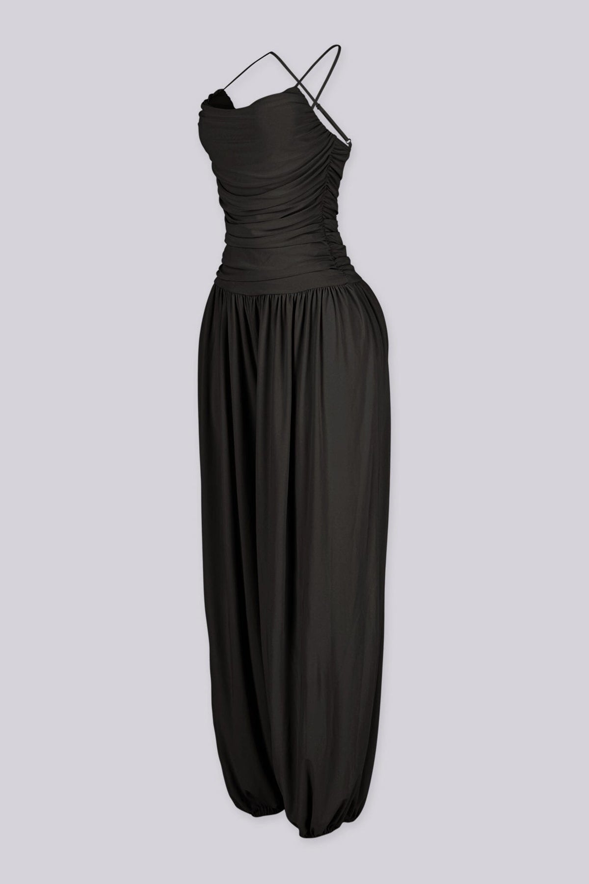 Desert Sand Ruched Jumpsuit