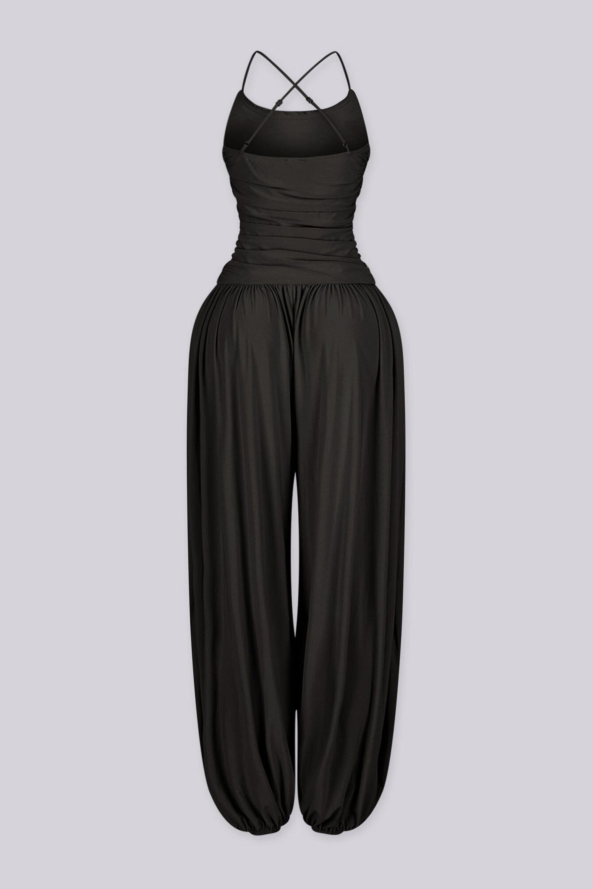 Desert Sand Ruched Jumpsuit