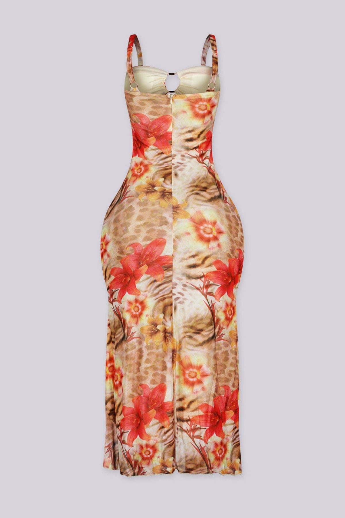 Wild Floral Midi Dress