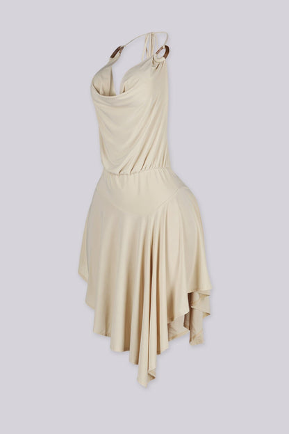 Tortoiseshell O Ring Mini Dress