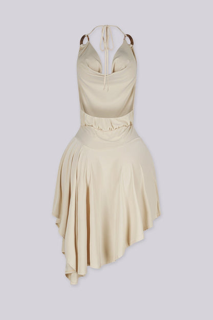 Tortoiseshell O Ring Mini Dress