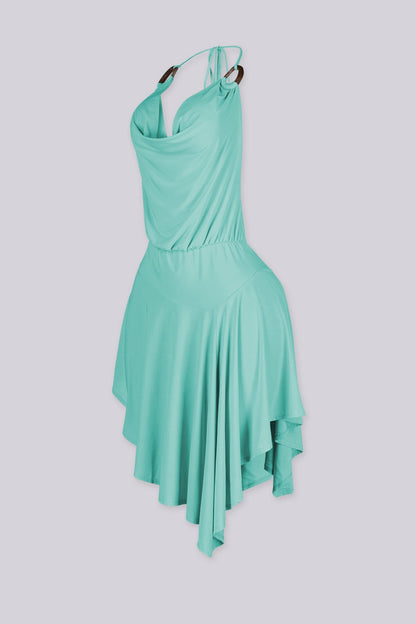 Tortoiseshell O Ring Mini Dress