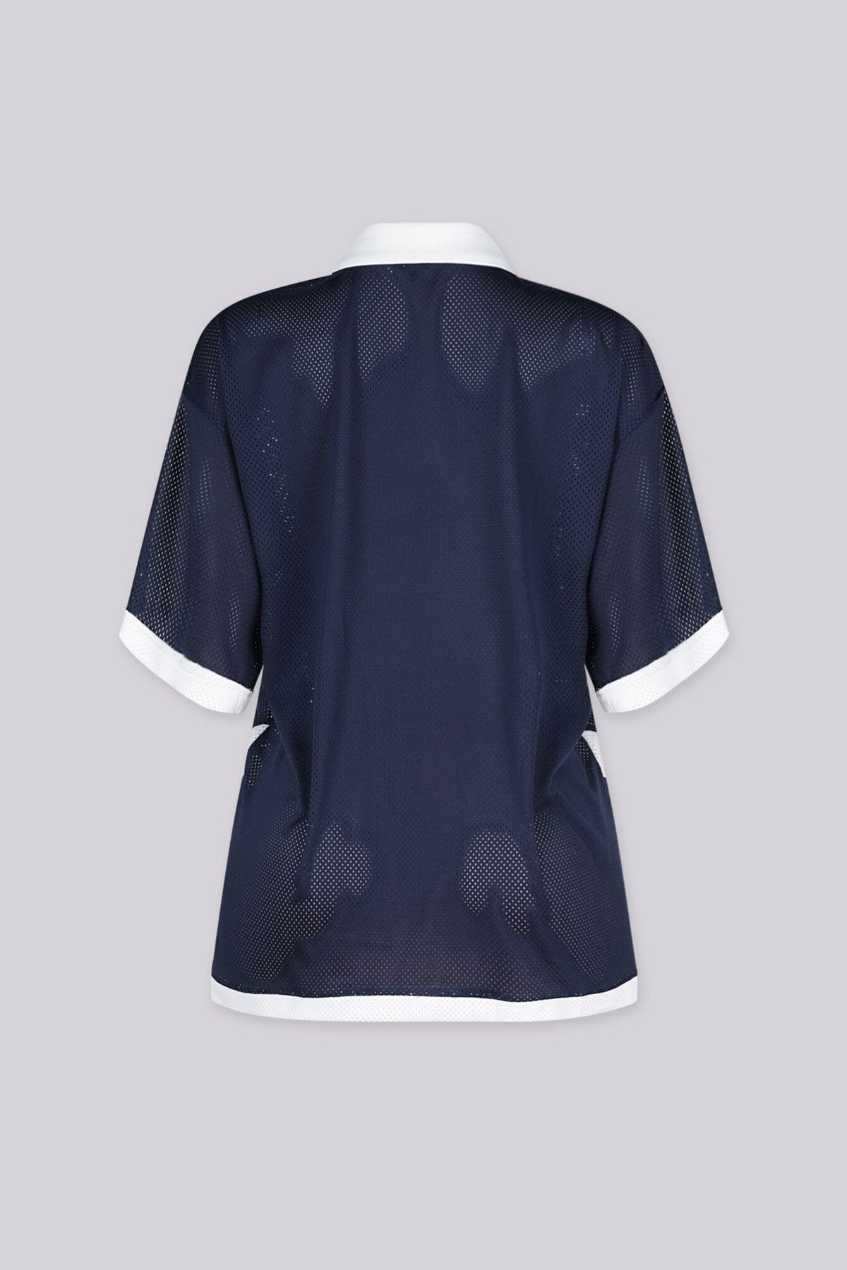 Patriot Mesh Collared Jersey Top
