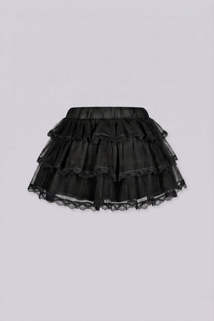 Fairycore Lace Mini Skort