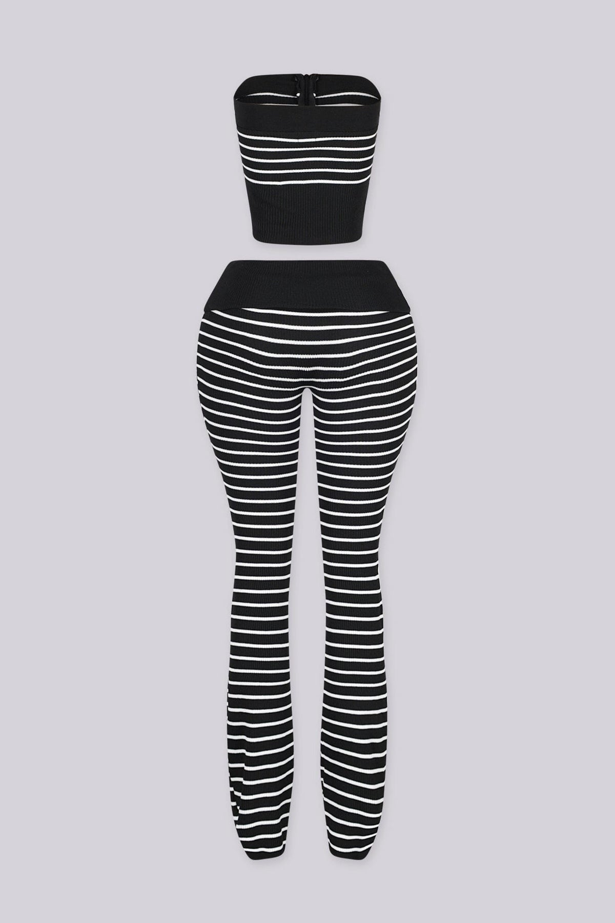 Bold Striped Optical Top & Pant SET
