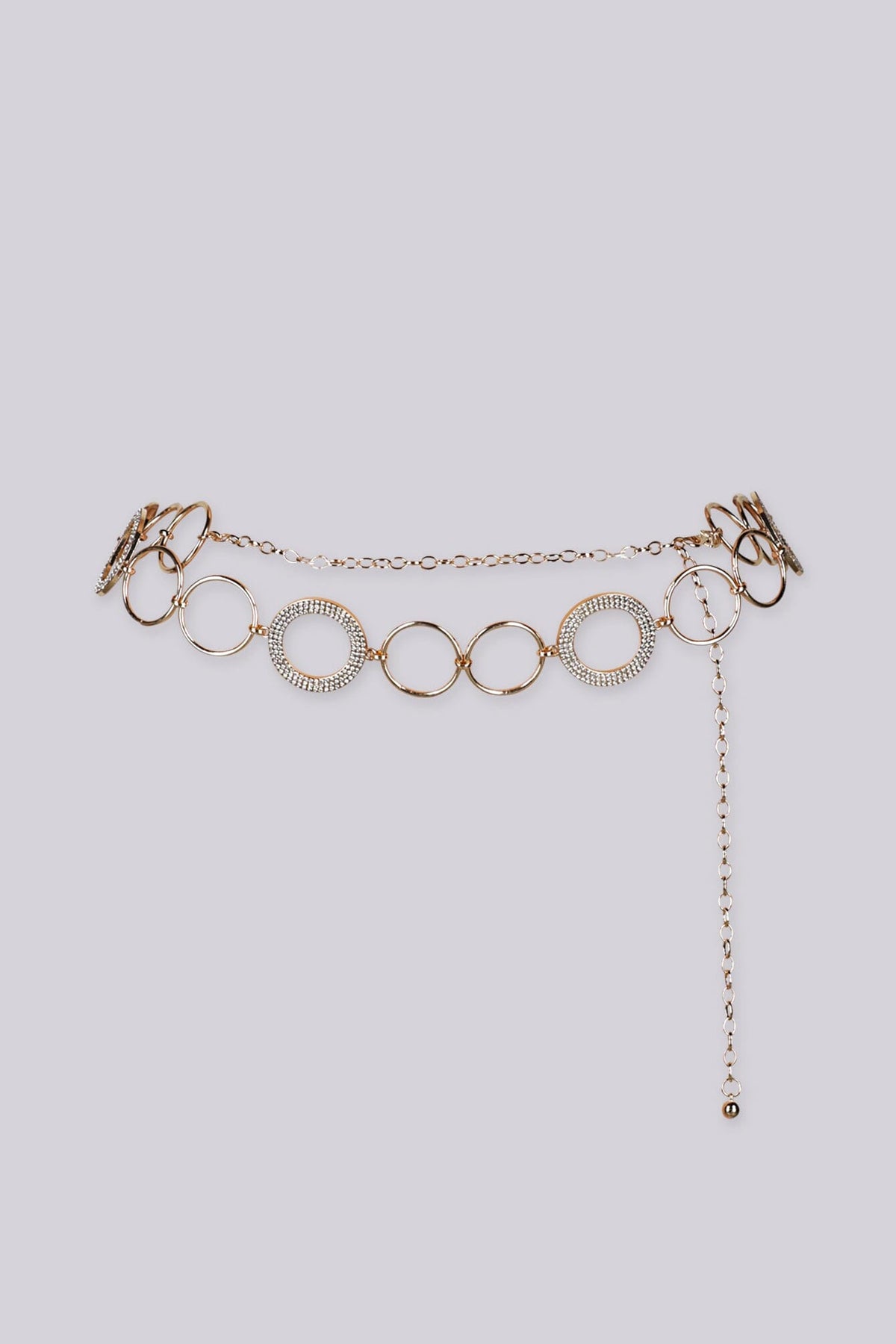 Gold Glam Ring Link Belt