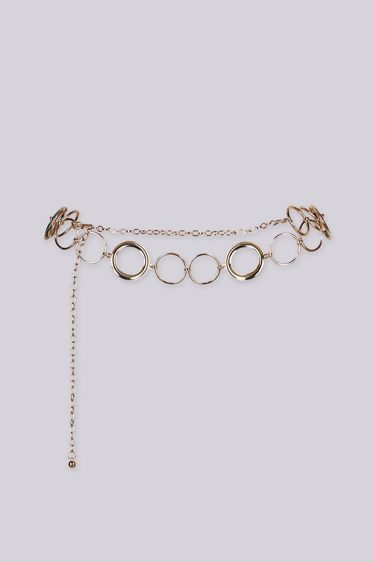 Gold Glam Ring Link Belt
