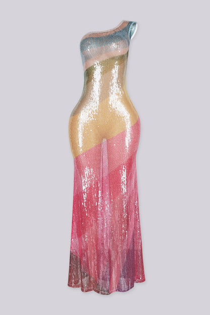 Rainbow Fish Maxi Dress