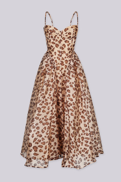 Secret Affair Leopard Maxi Dress