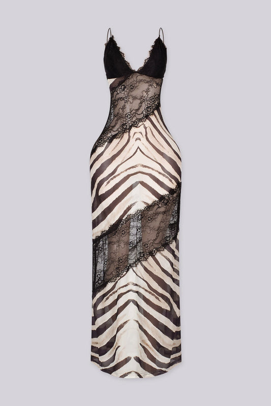 Social Lace Maxi Dress