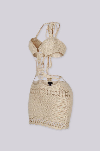 Sunny Festival Knit Mini Dress