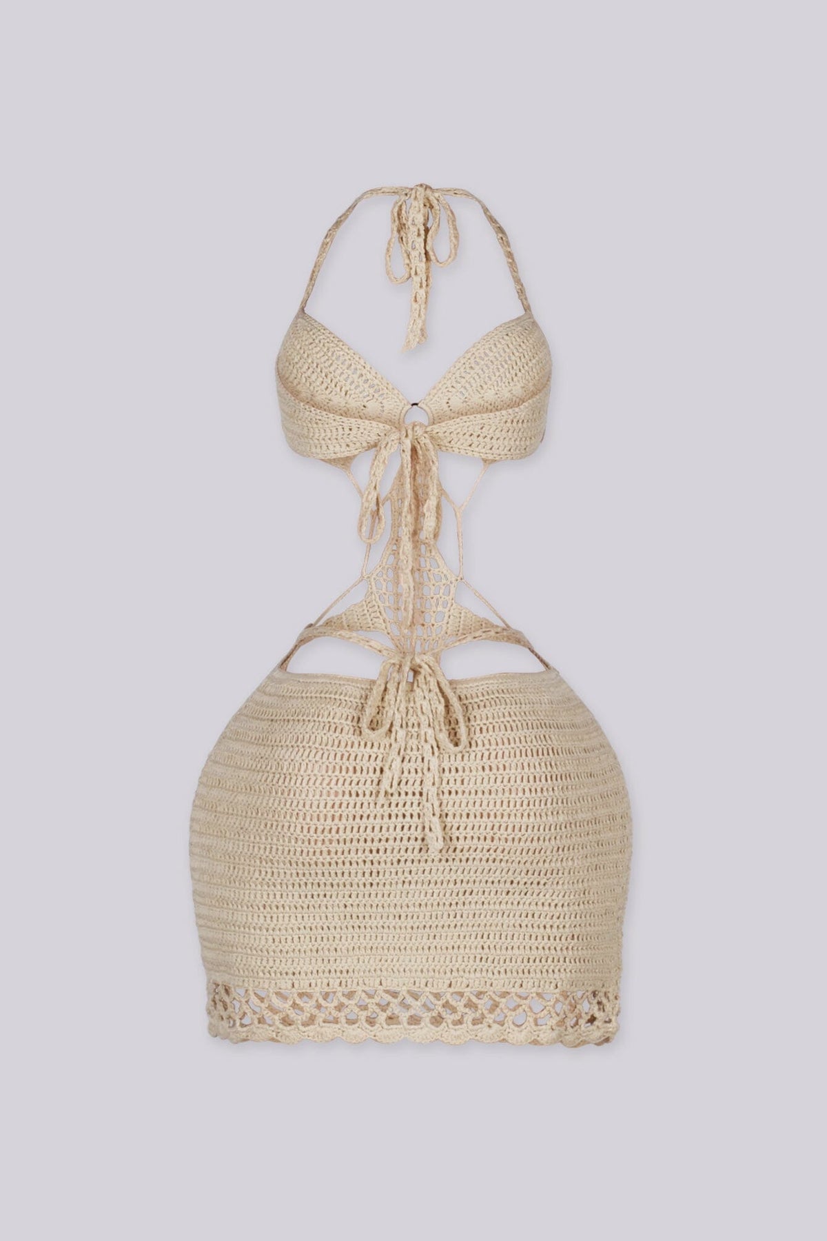 Sunny Festival Knit Mini Dress