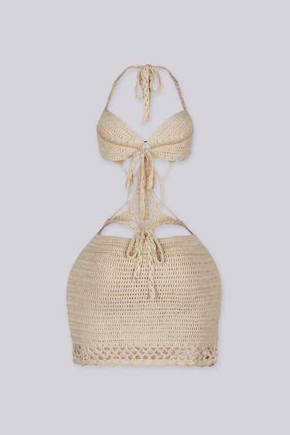 Sunny Festival Knit Mini Dress