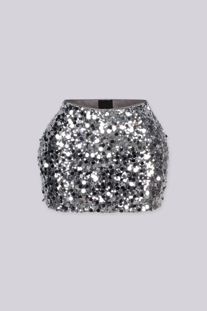 Disco Ball Mini Skirt