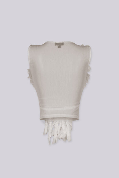Rawness Sheer Blouse Top