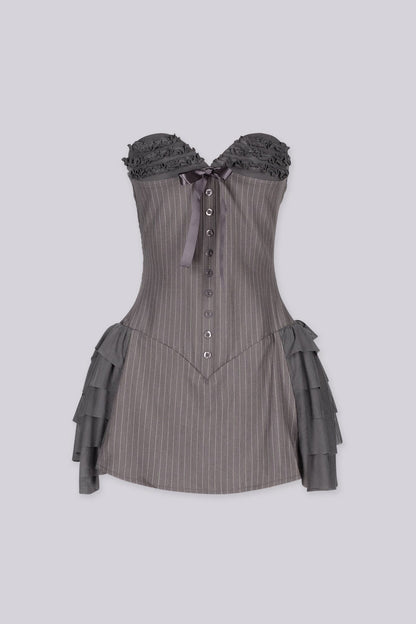 Dark Academia Mini Dress
