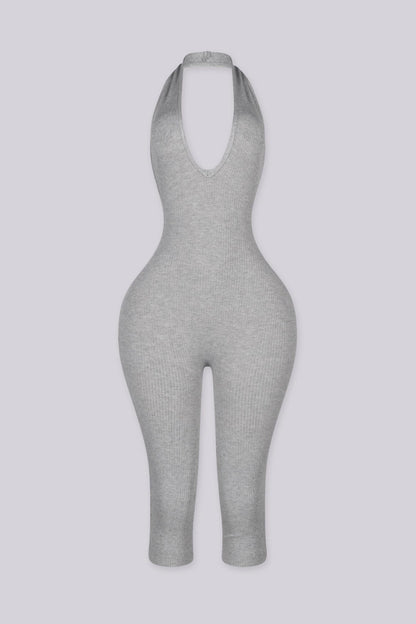 Off Duty Twist Capri Jumpsuit