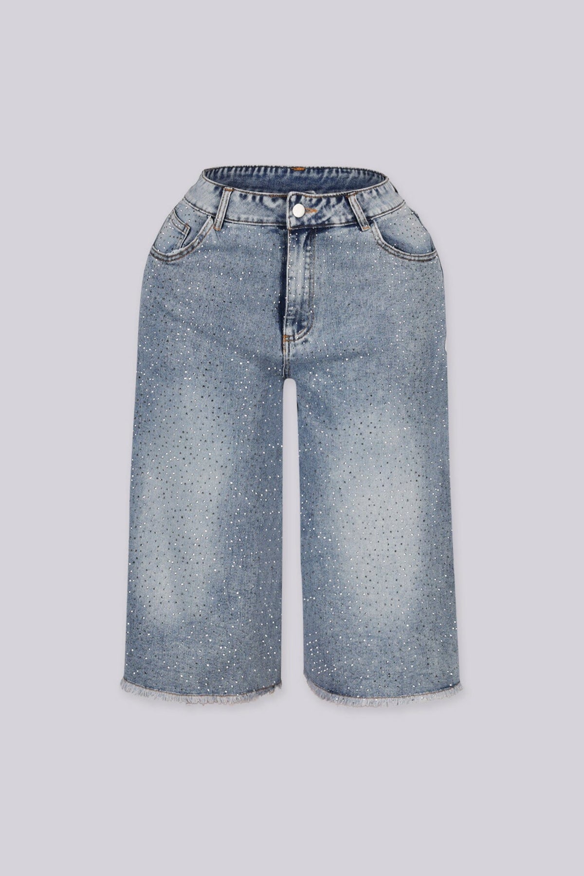 Shining Star Denim Bermuda Shorts