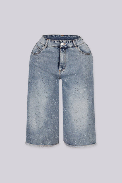 Shining Star Denim Bermuda Shorts