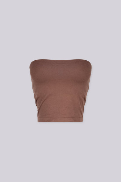 Soft Stretch Cropped Tube Top