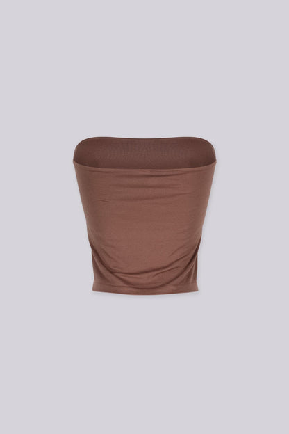 Soft Stretch Cropped Tube Top