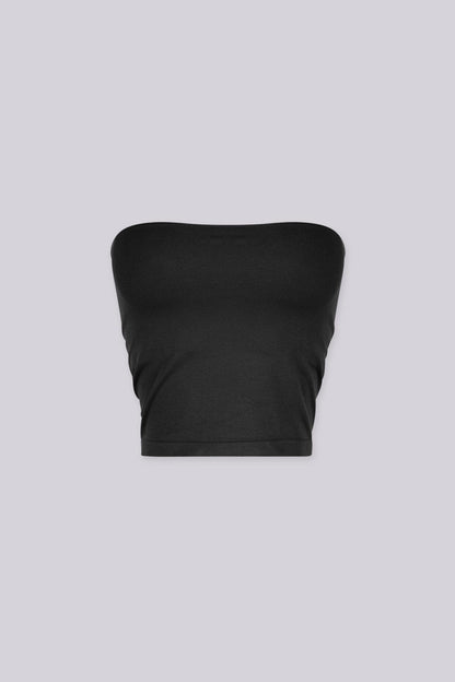 Soft Stretch Cropped Tube Top