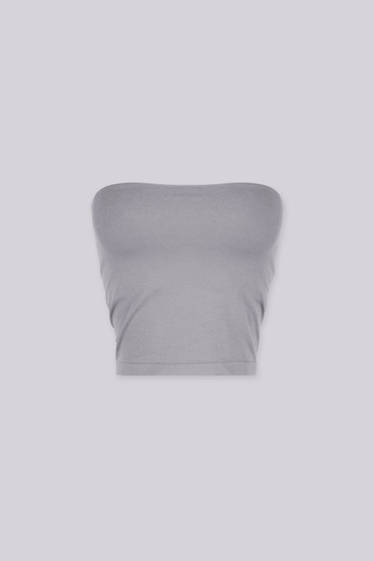 Soft Stretch Cropped Tube Top