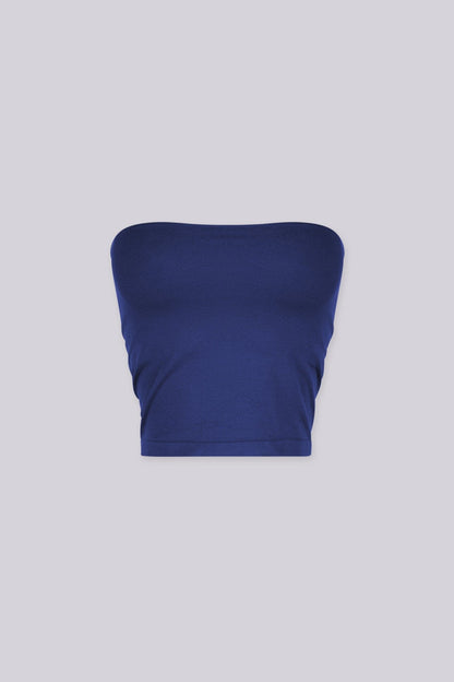 Soft Stretch Cropped Tube Top