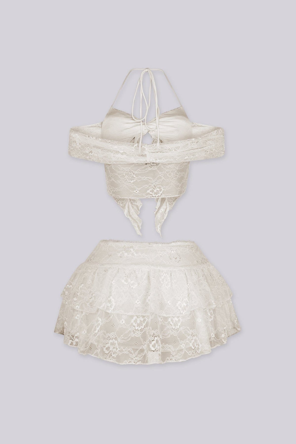 Dream Girl Lace Top & Skirt SET
