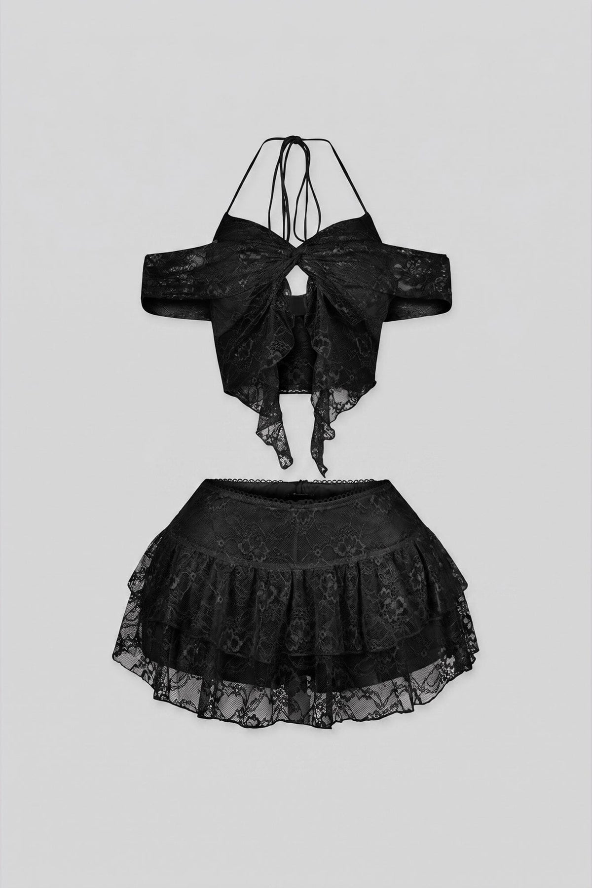 Dream Girl Lace Top & Skirt SET