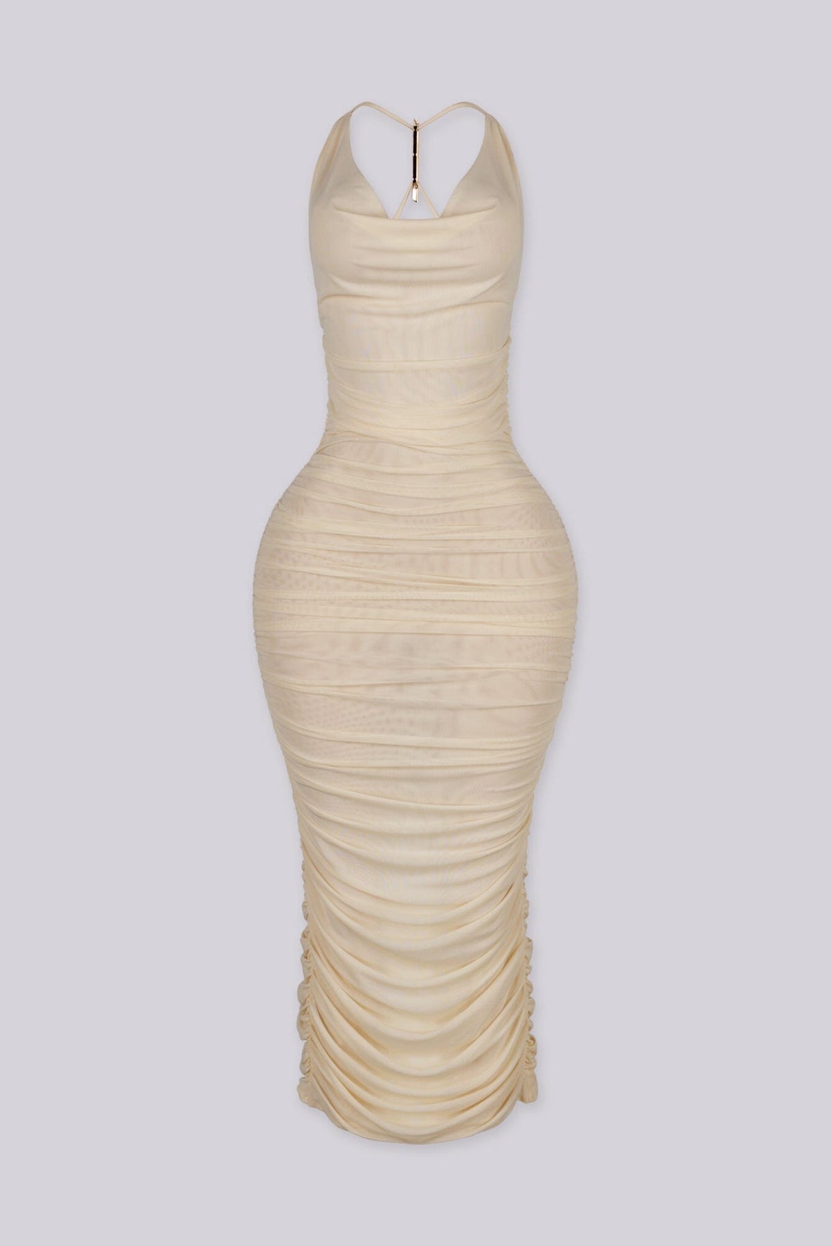 The Audra Drape Midi Dress