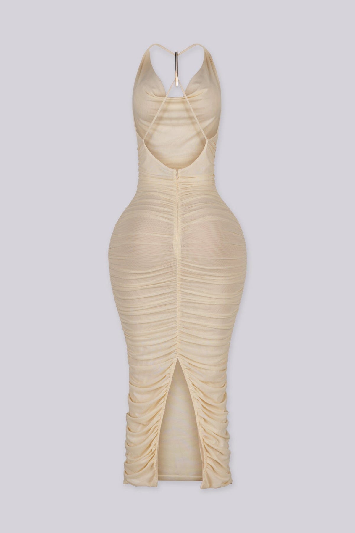 The Audra Drape Midi Dress
