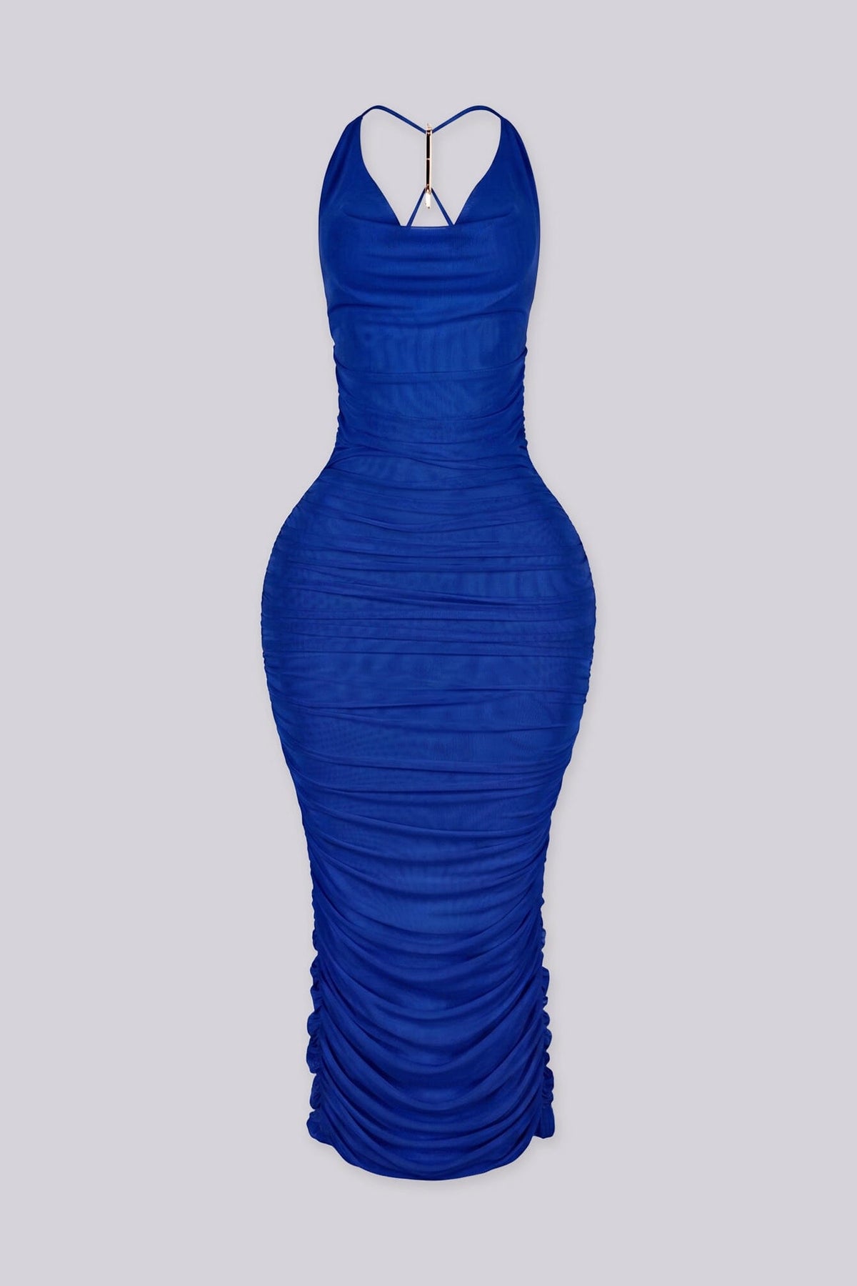 The Audra Drape Midi Dress