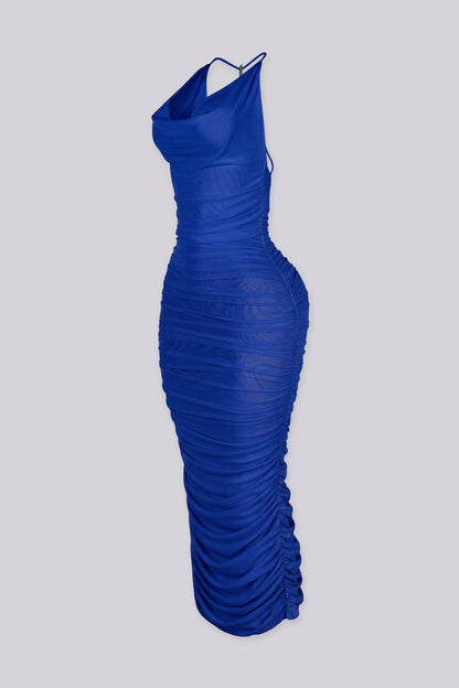 The Audra Drape Midi Dress