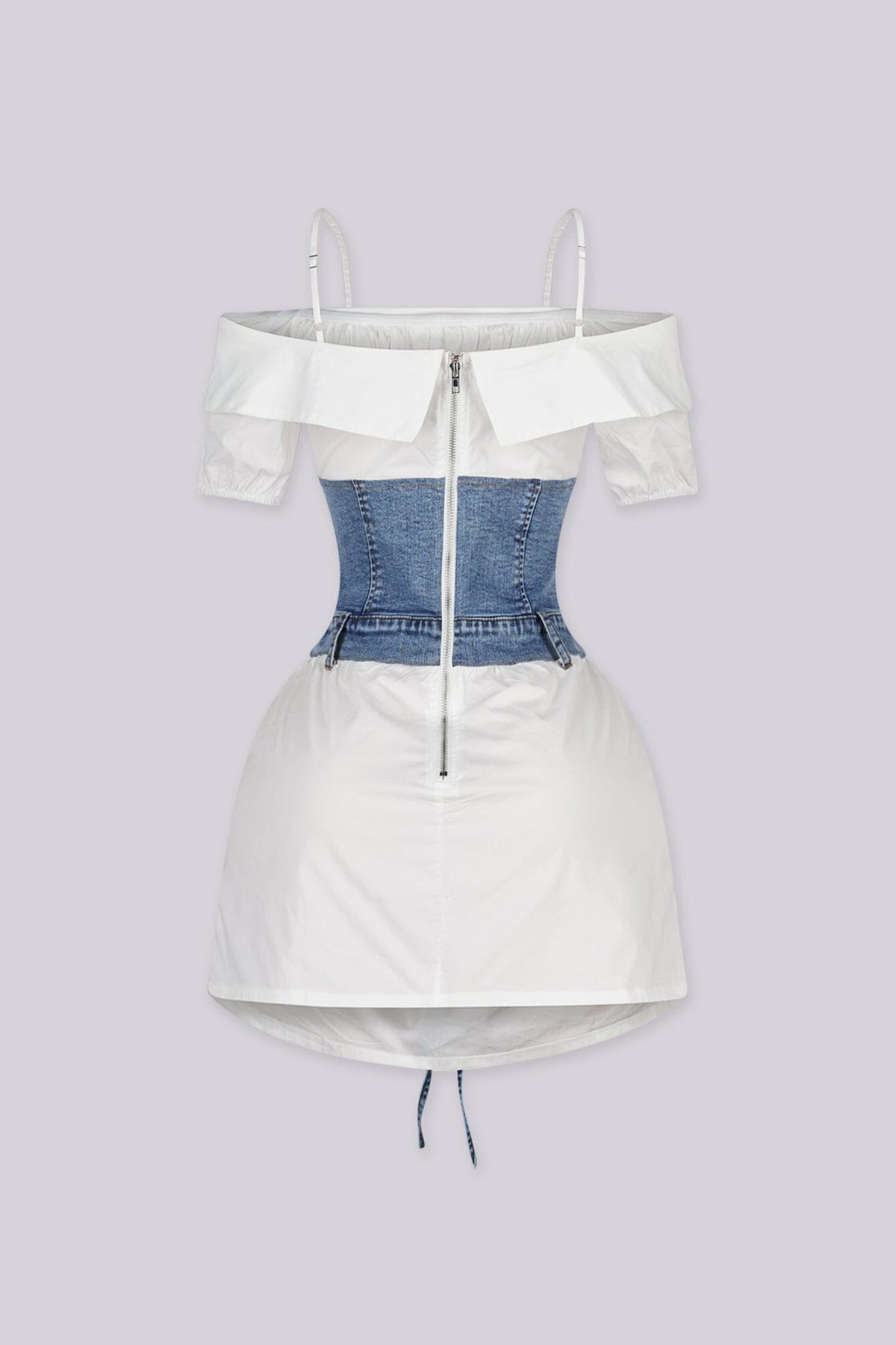 Daisha Poplin Corset Mini Dress