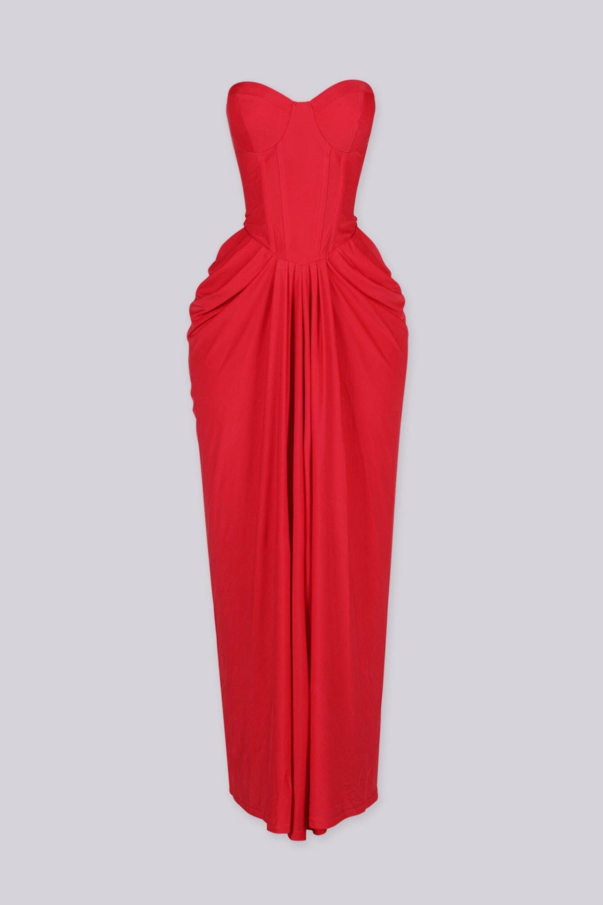 Hollywood Draped Midi Dress
