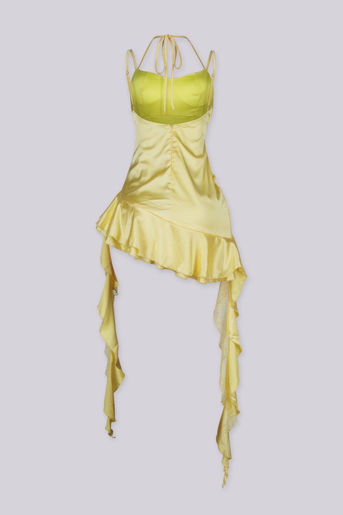 Renee Satin Cowl Neck Mini Dress
