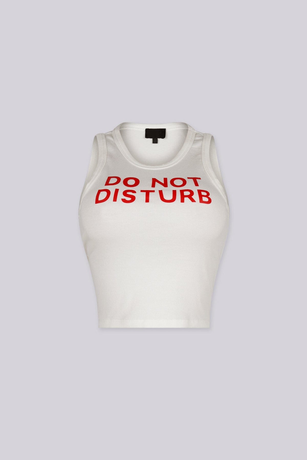 Do Not Disturb Ribbed Tank Top