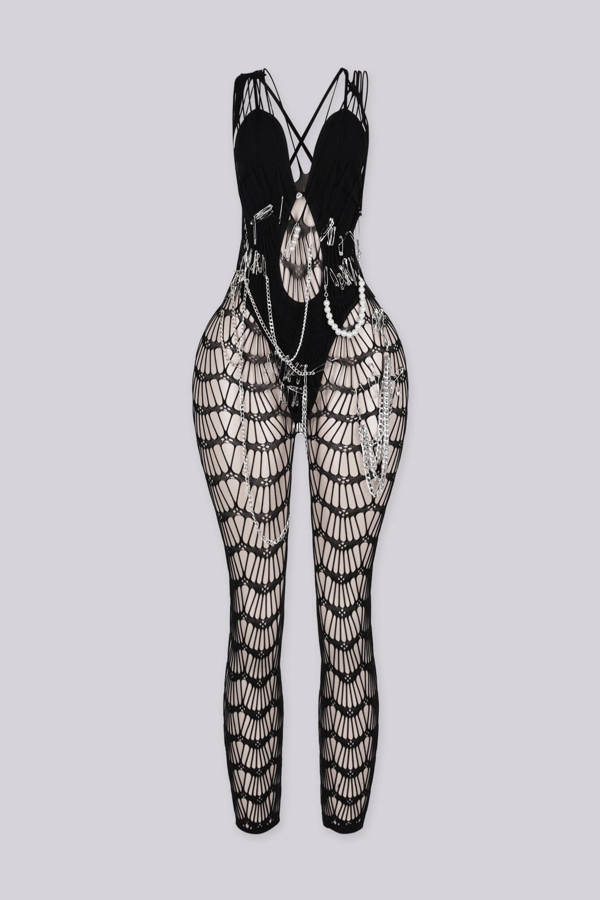 Venom Web Chain Jumpsuit