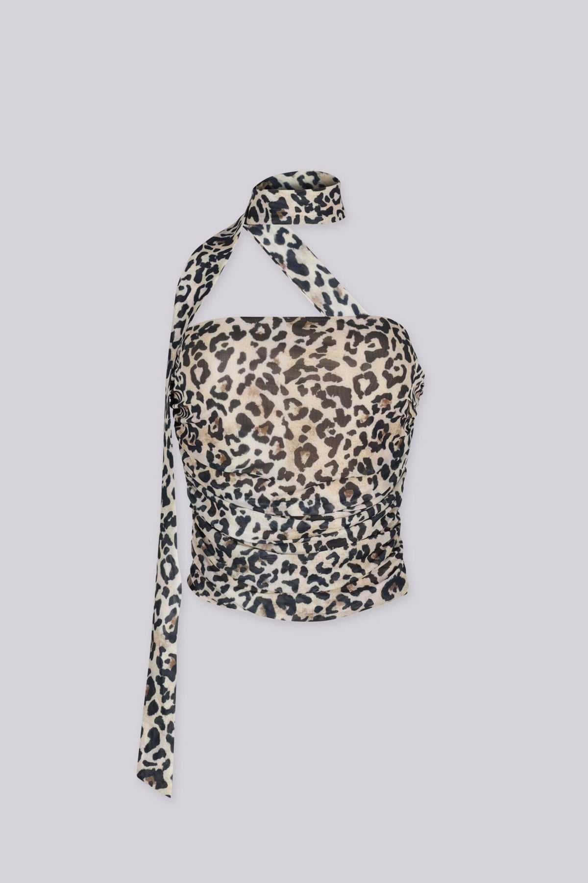 Jina Ruched Bandeau Tie Tube Top