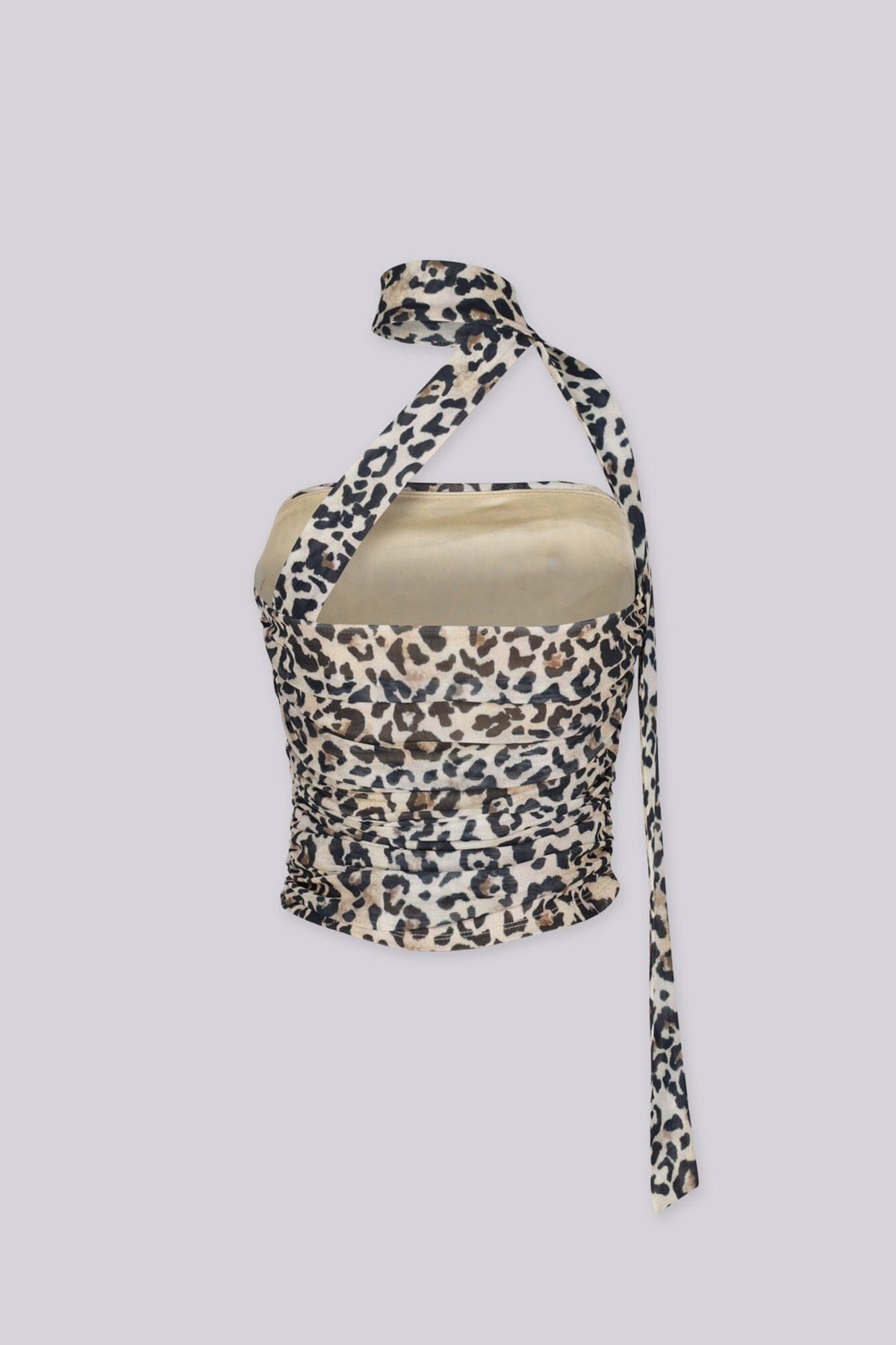 Jina Ruched Bandeau Tie Tube Top