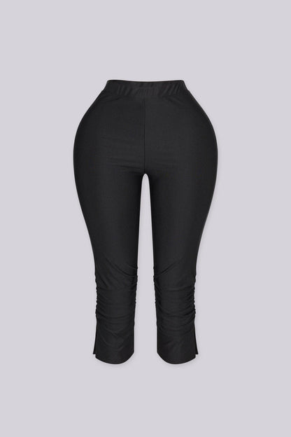 Nairobi Ruched Hem Capri Pants