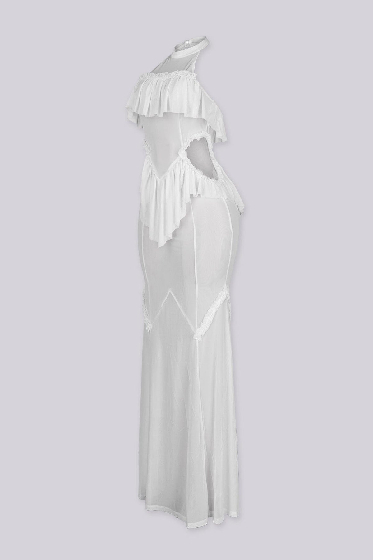 Ibizanh Cut Out Halter Maxi Dress