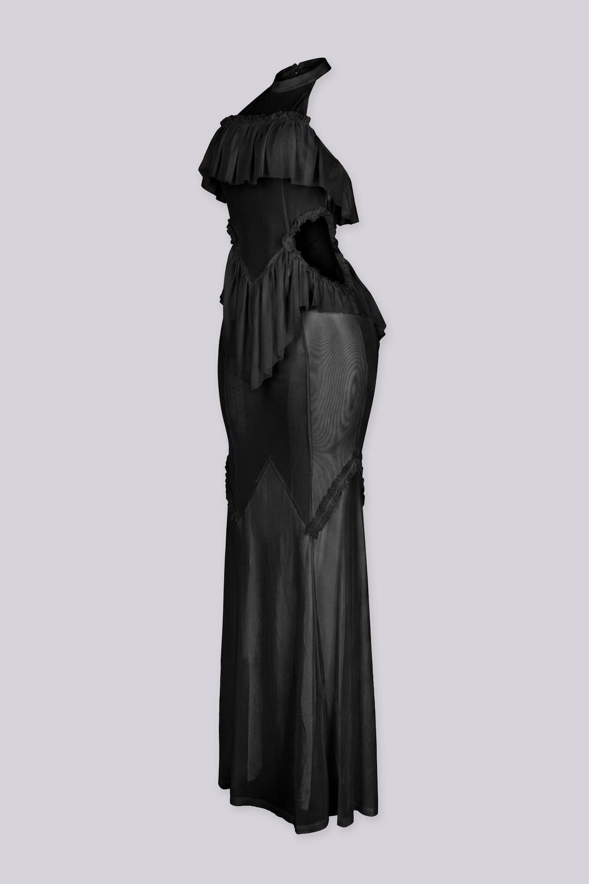 Ibizanh Cut Out Halter Maxi Dress