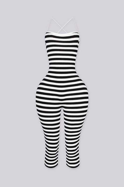 Peppermint Rush Capri Jumpsuit